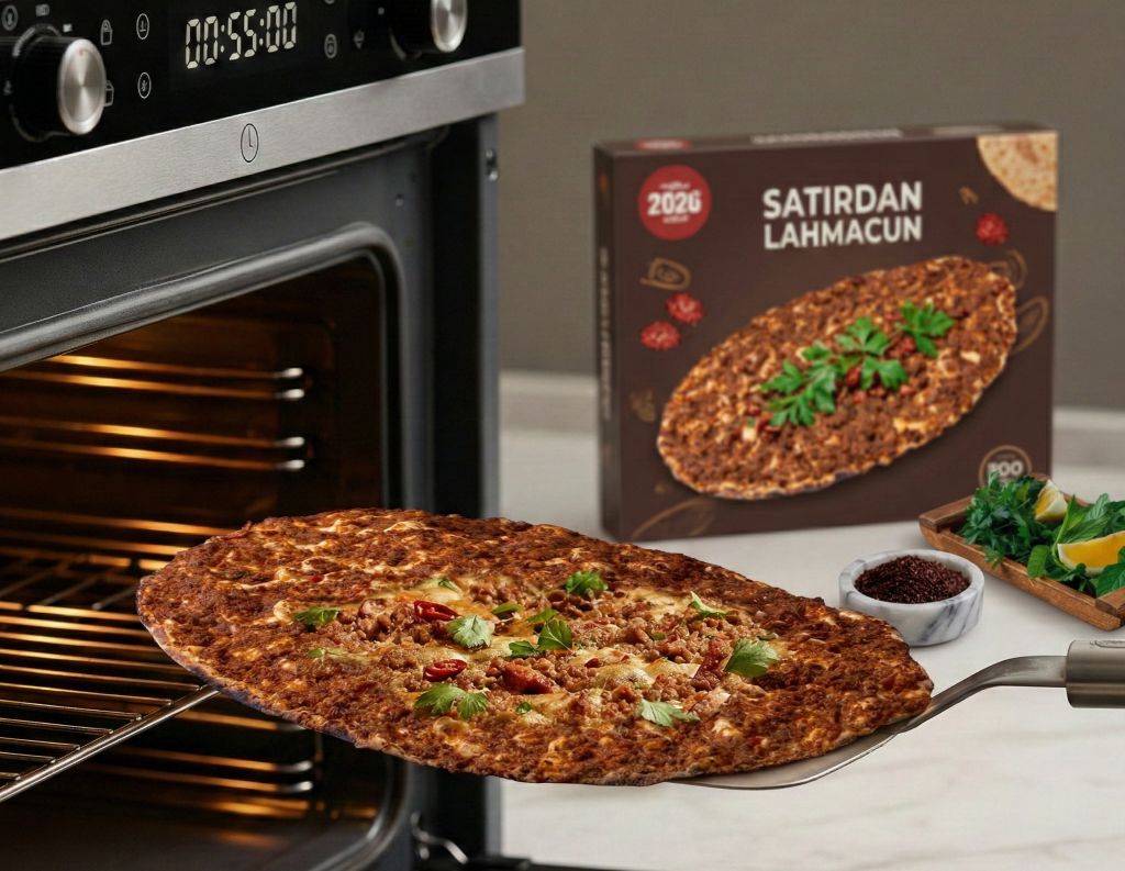 Dondurulmuş Lahmacun Sunumu